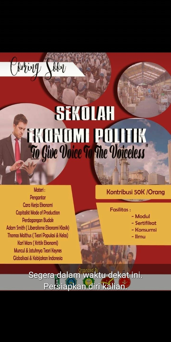 Gambar HMJ Akuntansi Buka Sekolah Ekonomi Politik